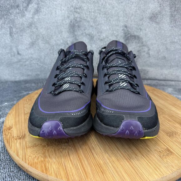 Nike Shield Run Utility Shoes Womens Size 7.5 Black Purple Yellow BQ3191-002 - Picture 2 of 11